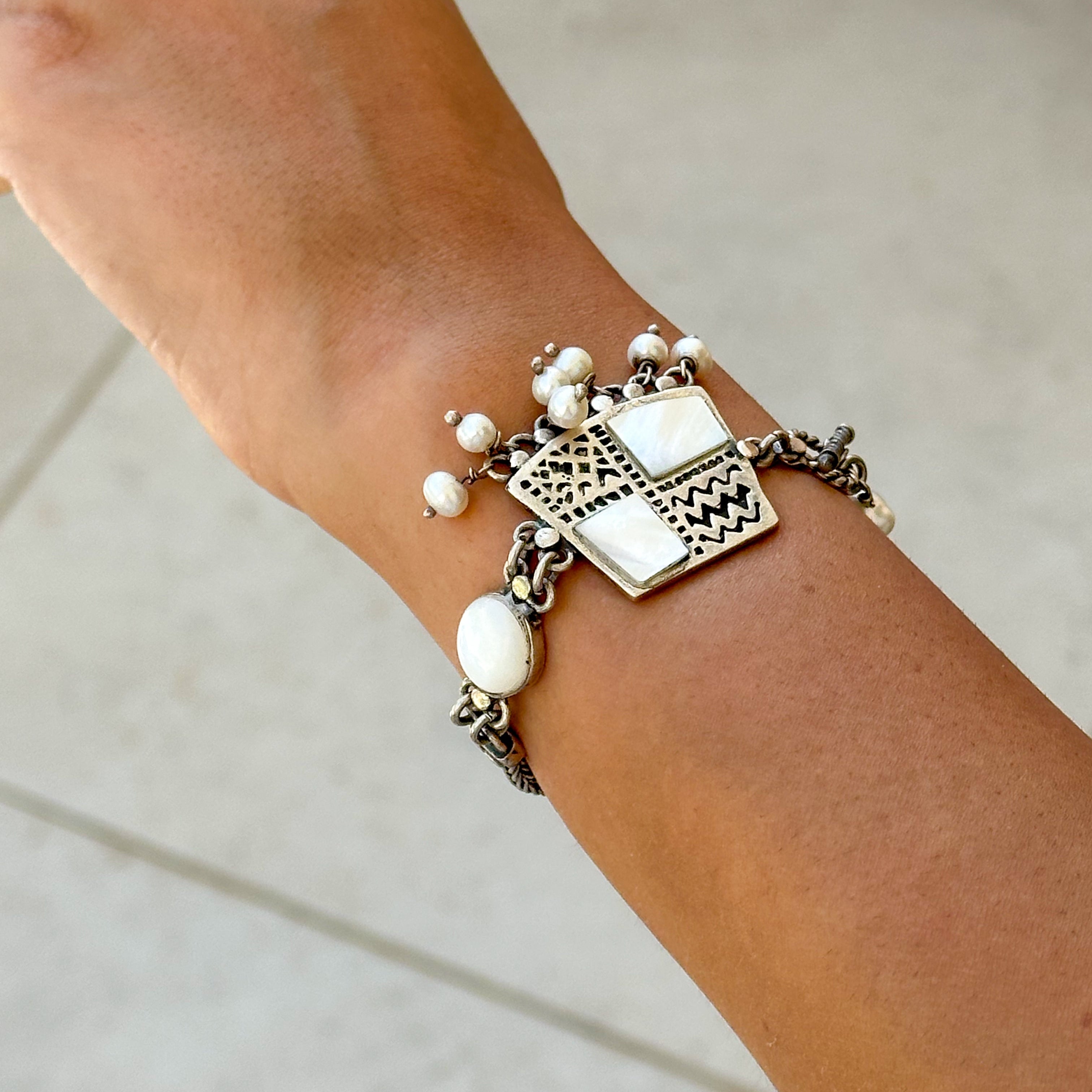 Pearl Mosaic Bracelet